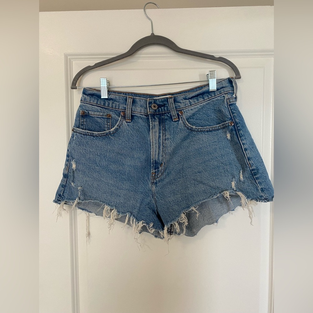 Abercrombie & Fitch Blue Jean Shorts
